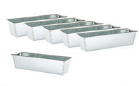 Pflanzkasten Einsatz F&uuml;r Europalette - 6 St&uuml;ck/zink In Silber - Blumenkasten