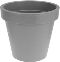 Kunststoff Pflanzk&uuml;bel Xxl Gro&szlig; - 58 Cm/grau - Blumenk&uuml;bel Rund F&uuml;r Au&szlig;en Und