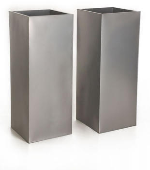 Vivanno Block 100x40x40cm silber (2er Set)