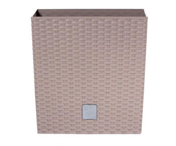 Prosperplast RATO LOW quadratisch inkl. Einsatz ca 10l creme