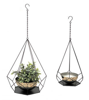 DanDiBo Blumenampel Metall 2er Set (96095)