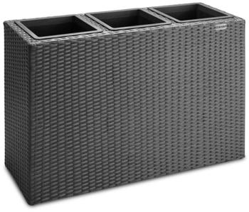 Deuba Pflanzkasten 83x30,5x60cm schwarz