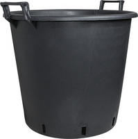 Geli Pflanzcontainer &Oslash; 50 X 50 Cm Schwarz Blument&ouml;pfe & &Uuml;bert&ouml;pfe