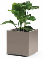 euro3plast Pflanzk&uuml;bel Pflanzk&uuml;bel GREENER KEBE 40 cm taupe mit Rollen und