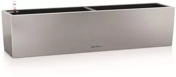Lechuza BALCONERA Steel 80 Komplettset satiniert perlgrau