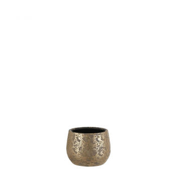 MICA Decorations Clemente rund 13 x 16,5 cm Gold