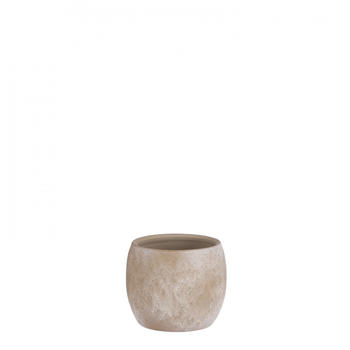 MICA Decorations Lester rund 12 x 14 cm creme