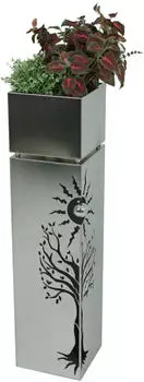 Der Holzwurm Pflanzs&auml;ule Buche 102cm