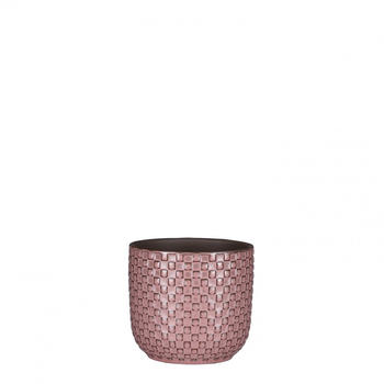 MICA Decorations Daan rund 11 x 12 cm rosa