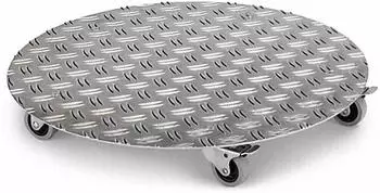 Siena Garden Pflanzenroller Alu &Oslash;30cm silber