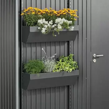 Biohort Flora Board Set 82x25x188cm dunkelgrau-metallic