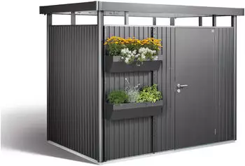 Biohort Flora Board Set 82x25x188cm quarzgrau-metallic