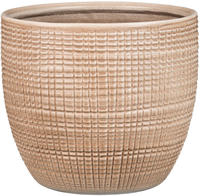 Scheurich Corteza, Blumentopf aus Keramik, Farbe: Canela, 18.8 cm Durchmesser, 16.9