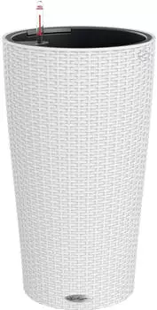 Lechuza Cilindro Cottage &Oslash;23cm integr. Erdbew&auml;sserungssystem wei&szlig;