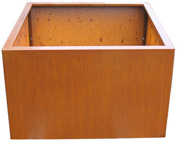 Palatino Clara 80x80x50cm Cortenstahl Rotbraun