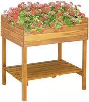 vidaXL Hochk&uuml;bel 78,5 x 58,5 x 78,5 cm Massivholz Akazie