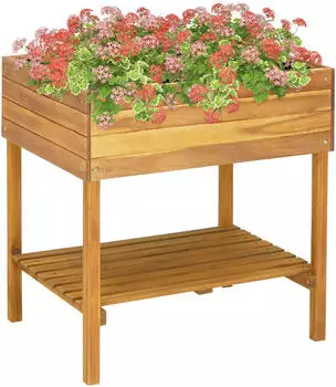 vidaXL Hochk&uuml;bel 78,5 x 58,5 x 78,5 cm Massivholz Akazie (46584)