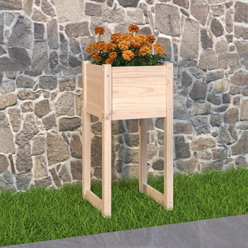 vidaXL Pflanzkübel 40 x 40 x 81 cm Massivholz Kiefer (822122)