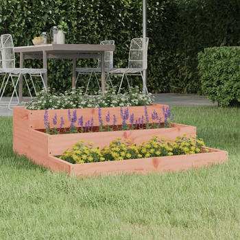 vidaXL Pflanzkübel 78 x 78 x 27 cm Massivholz Douglasie (823911)