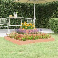 Pflanzk&uuml;bel 80x80x27 Cm Massivholz Douglasie Vidaxl