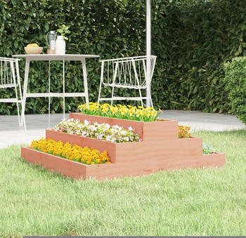 vidaXL Pflanzkübel 80 x 80 x 27 cm Massivholz Douglasie (823897)