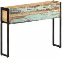 vidaXL Pflanzk&uuml;bel 90x20x68 cm Recyceltes Massivholz