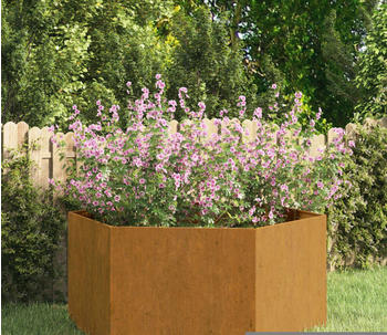 vidaXL Pflanzk&uuml;bel 90 x 90 x 45 cm Cortenstahl grau (823676)