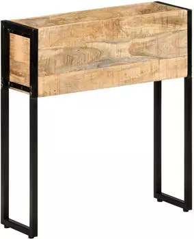 vidaXL Pflanzk&uuml;bel 60 x 20 x 68 cm raues Mangoholz (321941)