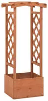 vidaXL Pflanzkasten mit Spalier 49x39x117 cm Tannenholz