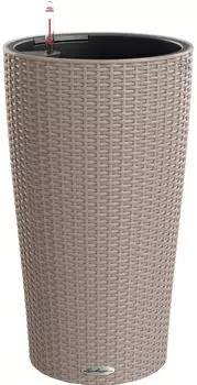 Lechuza Cilindro Cottage Ø23cm integr. Erdbewässerungssystem sandbraun
