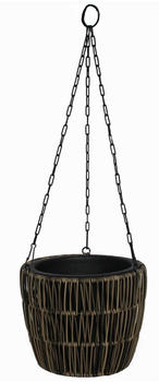Trend Line Polyrattan Hängeampel Ø22x18cm mit Einsatz