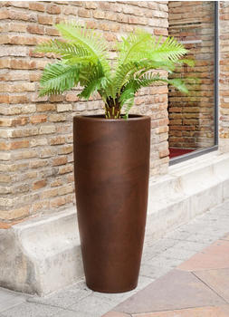 Newgarden BAMBU 90 Blumentopf XXL rund Ø40x90cm bronze
