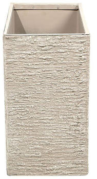 Beliani Blumentopf 29x70x50cm Faser-Mischung beige