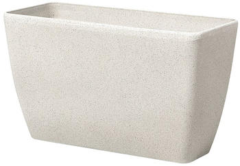 Beliani Blumentopf 74x32x45cm Steingemisch beige