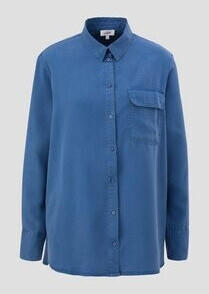 S.Oliver Oversize-Bluse aus Lyocell (2136215) blau