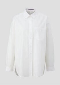 S.Oliver Oversized Bluse aus Baumwolle (2134352) beige/weiß