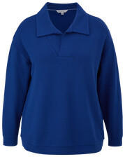 S.Oliver Shirt mit Troyerkragen (2126104) blau