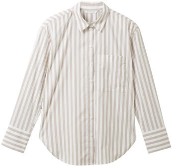 Tom Tailor Bluse (1034784) grey offwhite vertical stripe