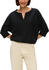 S.Oliver Jerseyshirt mit O-Shape und Musterstruktur (2149002) schwarz