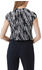 Comma Geraffte Bluse mit All-over-Print (2145868) navy