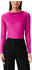 Comma Viskose-Shirt mit Wasserfall-Ausschnitt (2142342) pink