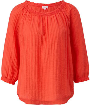 S.Oliver Off-Shoulder-Bluse aus Viskosemix (2147863) koralle