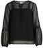 Vila Langarmbluse (14079577) black