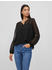 Vila Langarmbluse (14079577) black