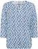 Olsen Damen Langarmshirt hellblau bedruckt