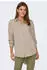 Only Thyra Oversized Long Sleeve Weiß (15267998) dunkelbeige
