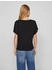 Vila Ellette Kurzarm-Bluse schwarz 14089239