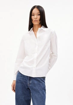 armedangels Relaxed Fit Bluse weiss