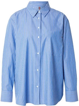Tommy Hilfiger Bluse 'Ess' blau wei&szlig;