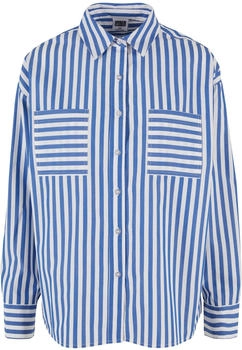 Urban Classics Damen Bluse azur weiß